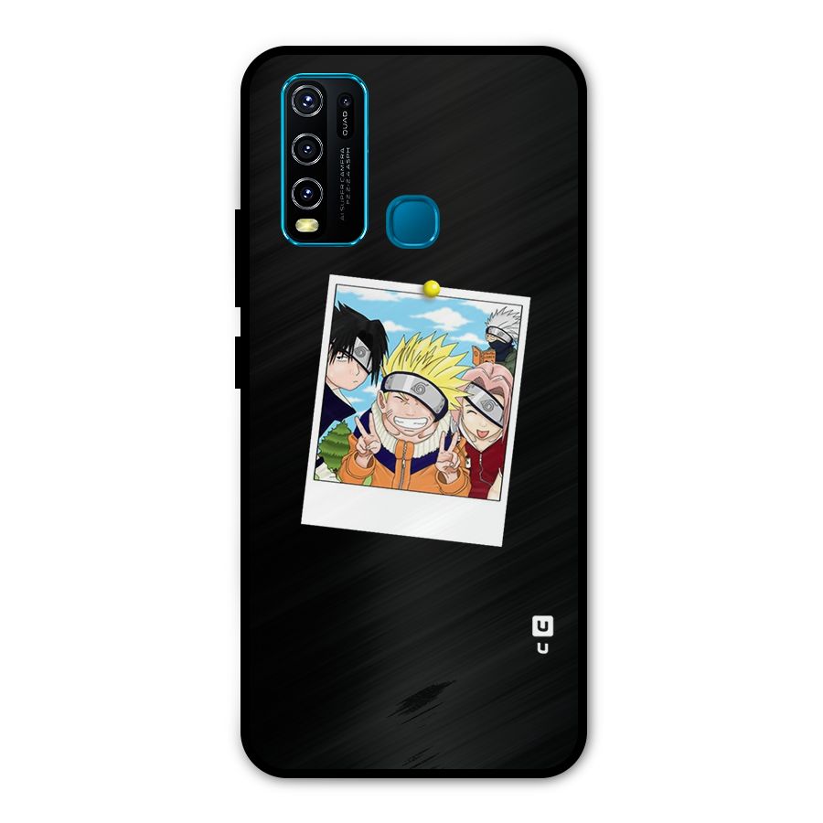 Team Kakashi Cute Metal Back Case for Vivo Y50