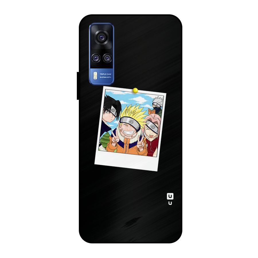 Team Kakashi Cute Metal Back Case for Vivo Y51