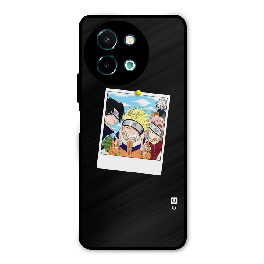 Team Kakashi Cute Metal Back Case for Vivo Y58