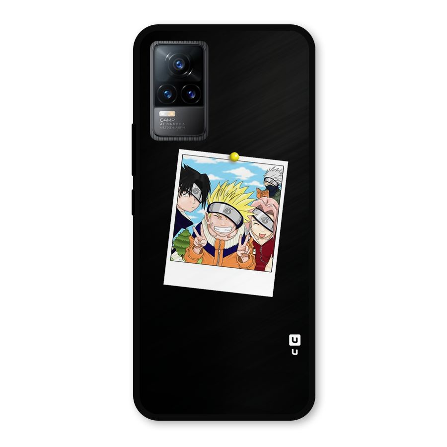 Team Kakashi Cute Metal Back Case for Vivo Y73