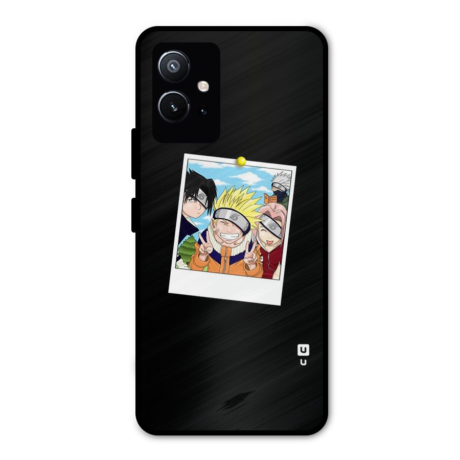 Team Kakashi Cute Metal Back Case for Vivo Y75 5G