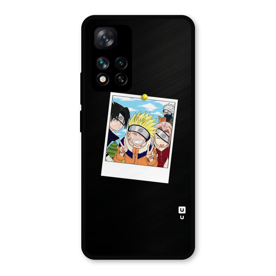 Team Kakashi Cute Metal Back Case for Xiaomi 11i 5G