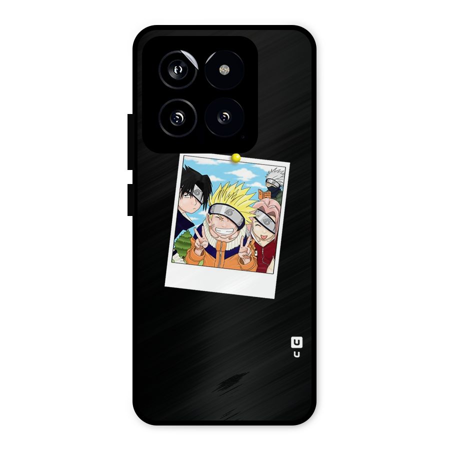 Team Kakashi Cute Metal Back Case for Xiaomi 14