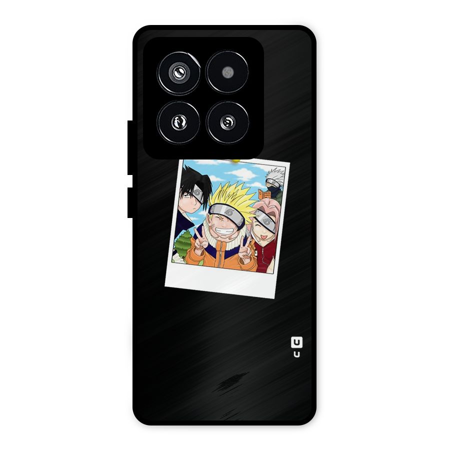 Team Kakashi Cute Metal Back Case for Xiaomi 14 Pro