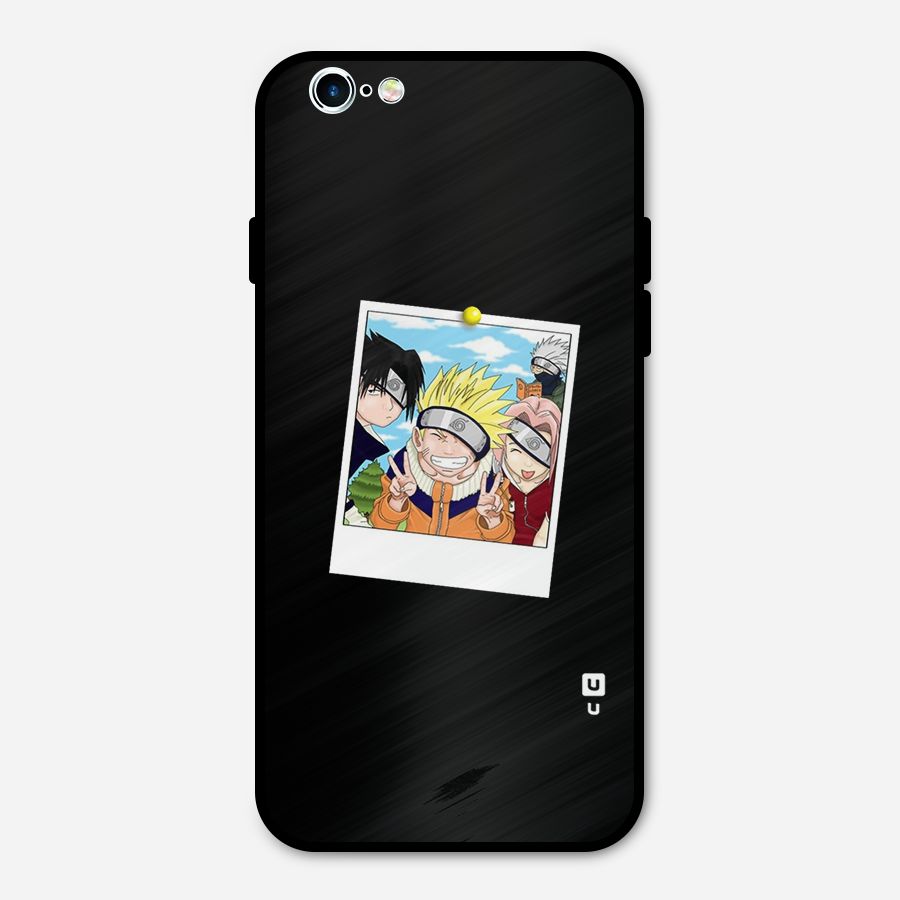 Team Kakashi Cute Metal Back Case for iPhone 6 6s