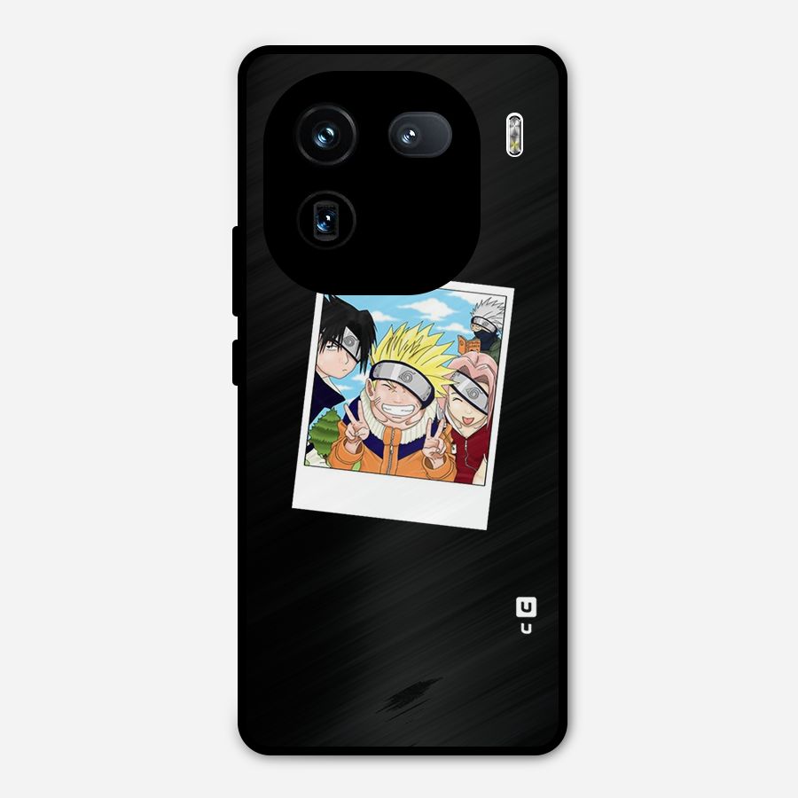 Team Kakashi Cute Metal Back Case for iQOO 12