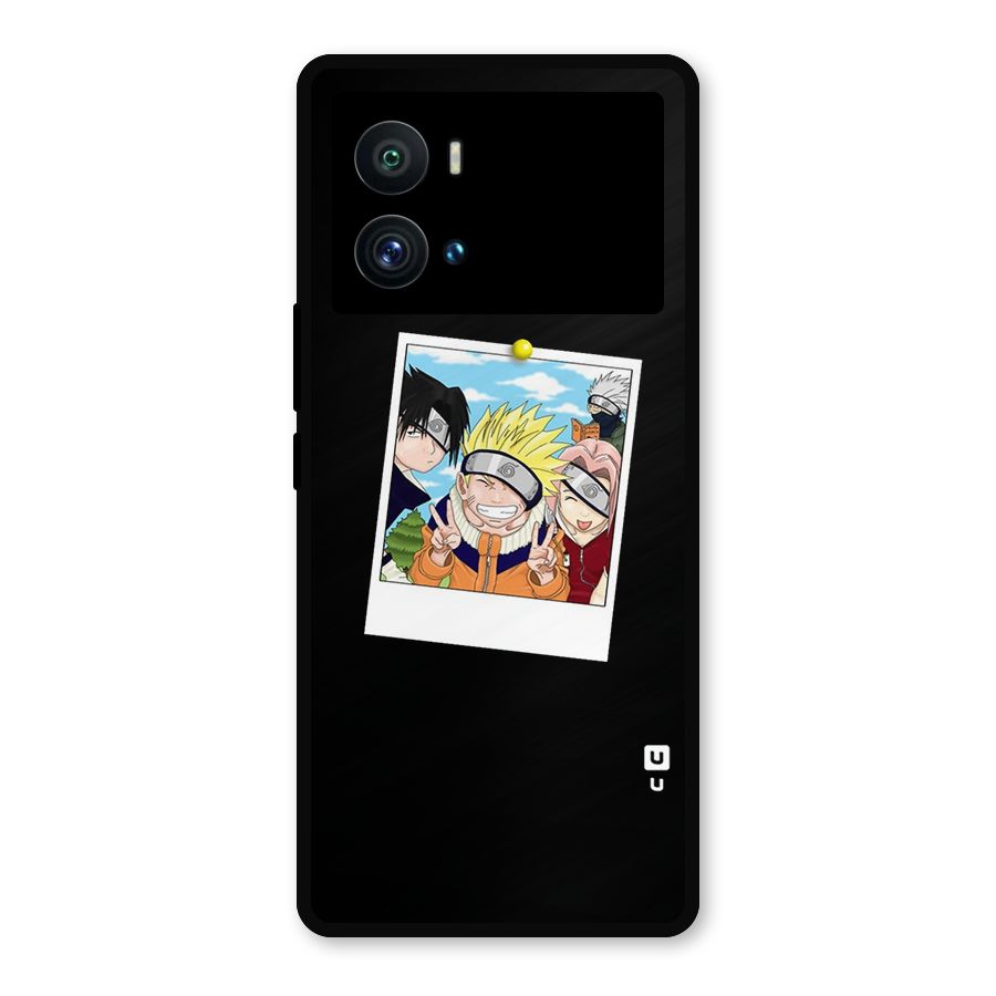 Team Kakashi Cute Metal Back Case for iQOO 9 Pro
