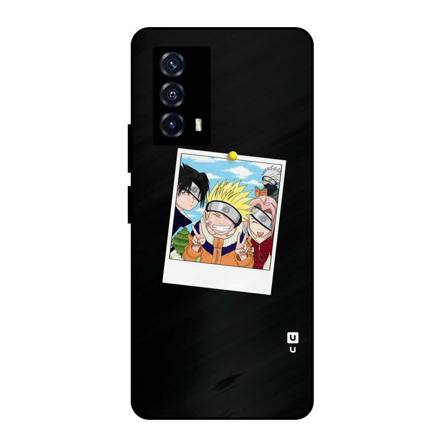 Team Kakashi Cute Metal Back Case for iQOO Z5