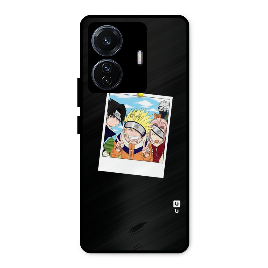 Team Kakashi Cute Metal Back Case for iQOO Z6