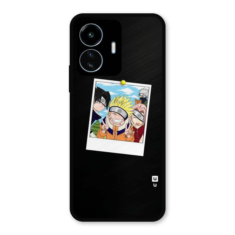 Team Kakashi Cute Metal Back Case for vivo iQOO Z6 Lite 5G