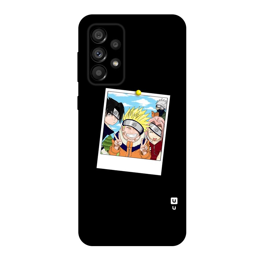 Team Kakashi Cute Original Polycarbonate Back Case for Galaxy A73 5G