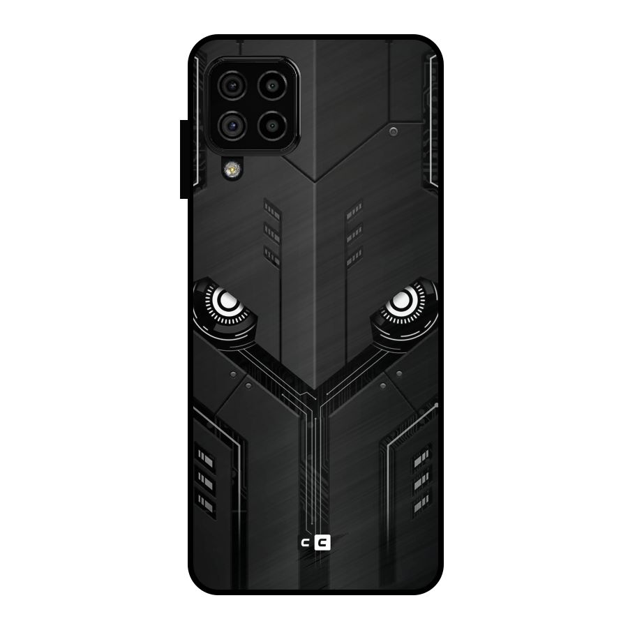 Tech Eye Metal Back Case for Galaxy A22 4G