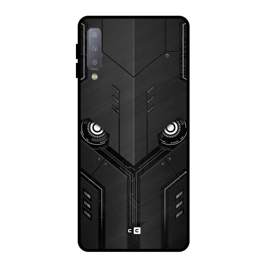 Tech Eye Metal Back Case for Galaxy A7 (2018)