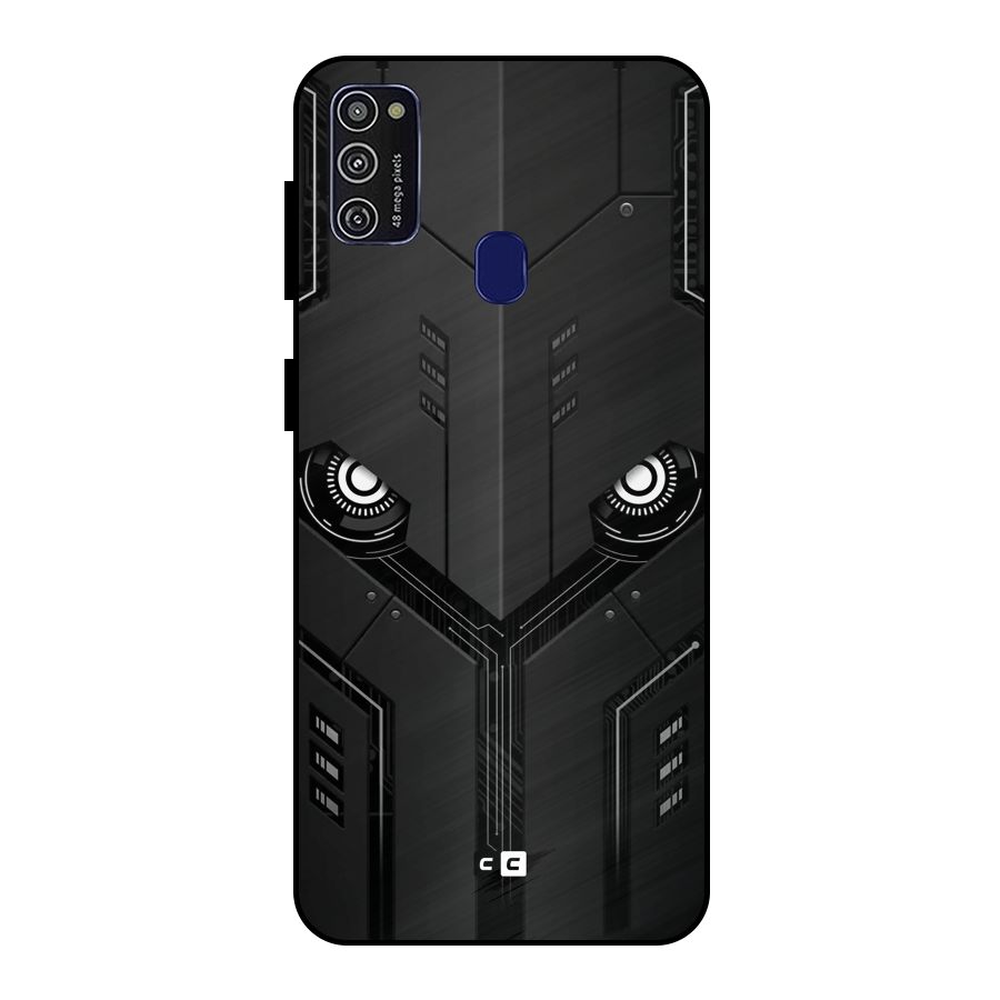 Tech Eye Metal Back Case for Galaxy M21