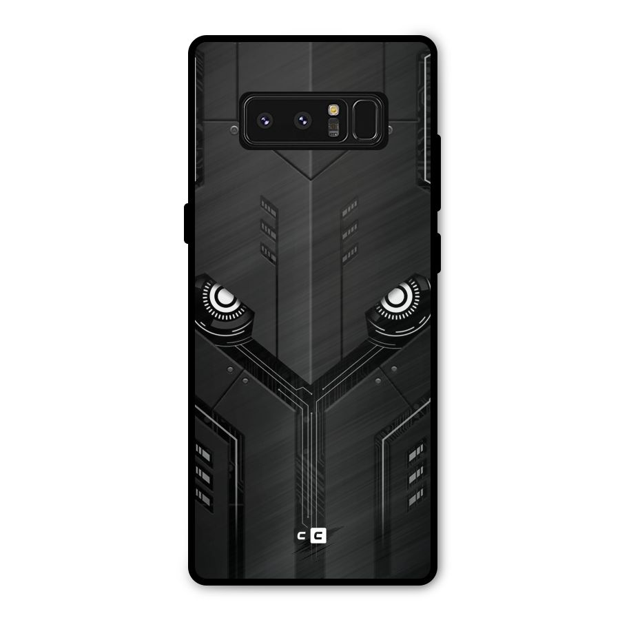 Tech Eye Metal Back Case for Galaxy Note 8