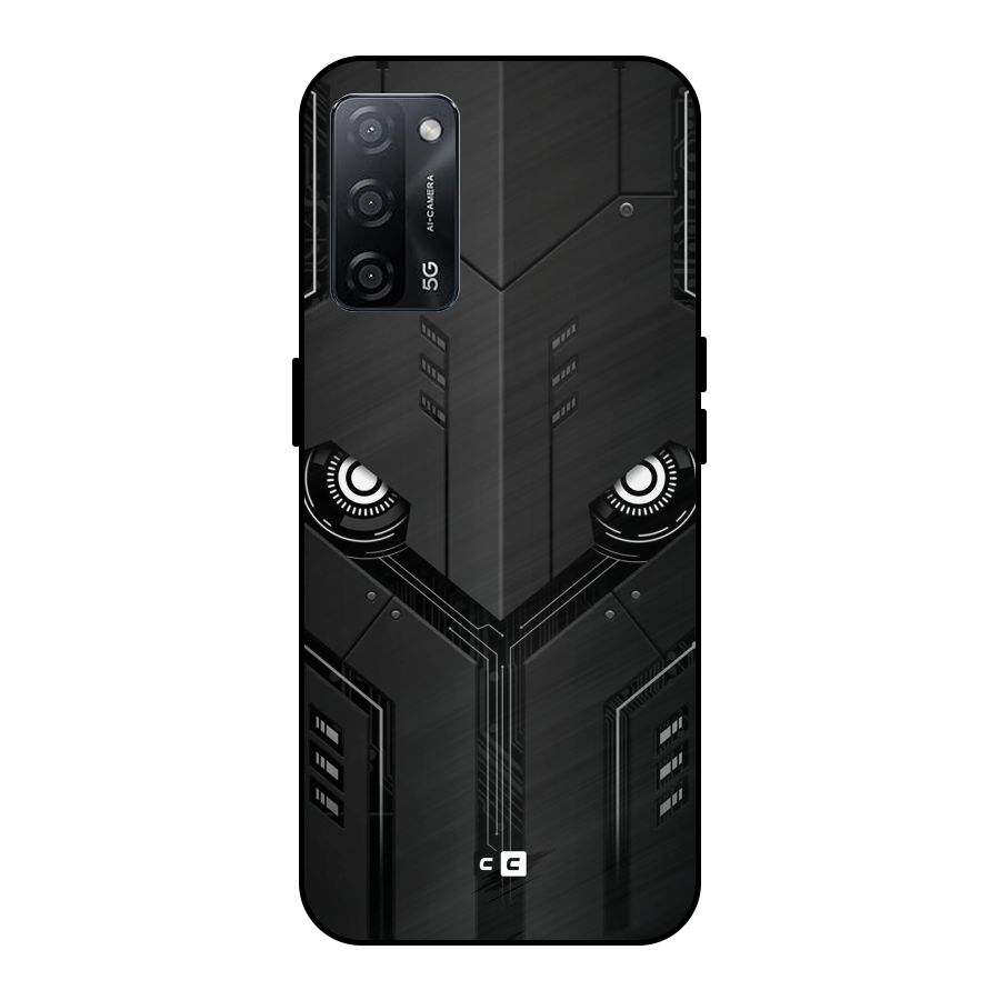 Tech Eye Metal Back Case for Oppo A53s 5G