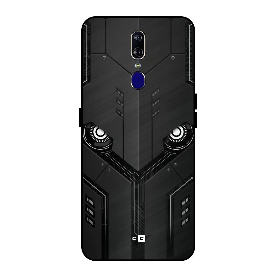 Tech Eye Metal Back Case for Oppo F11