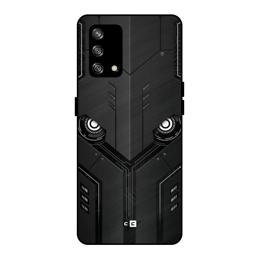 Tech Eye Metal Back Case for Oppo F19s