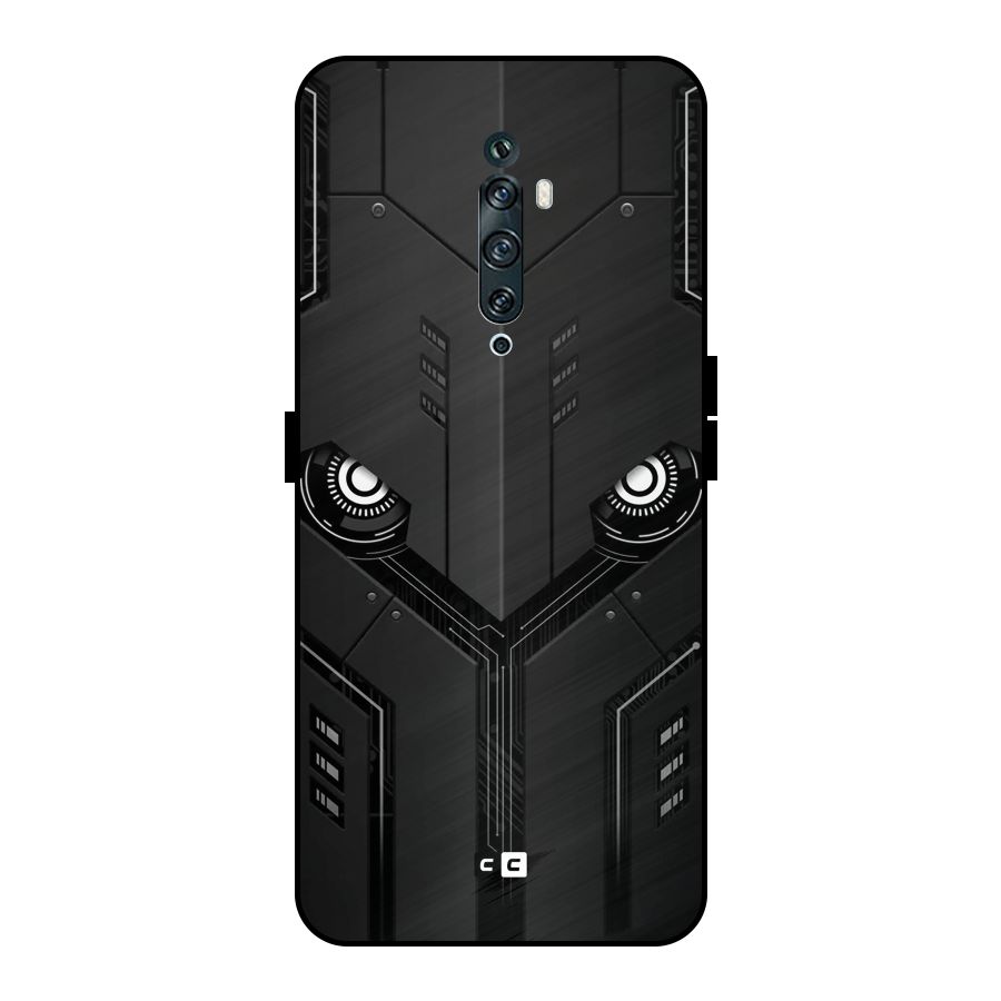 Tech Eye Metal Back Case for Oppo Reno2 F