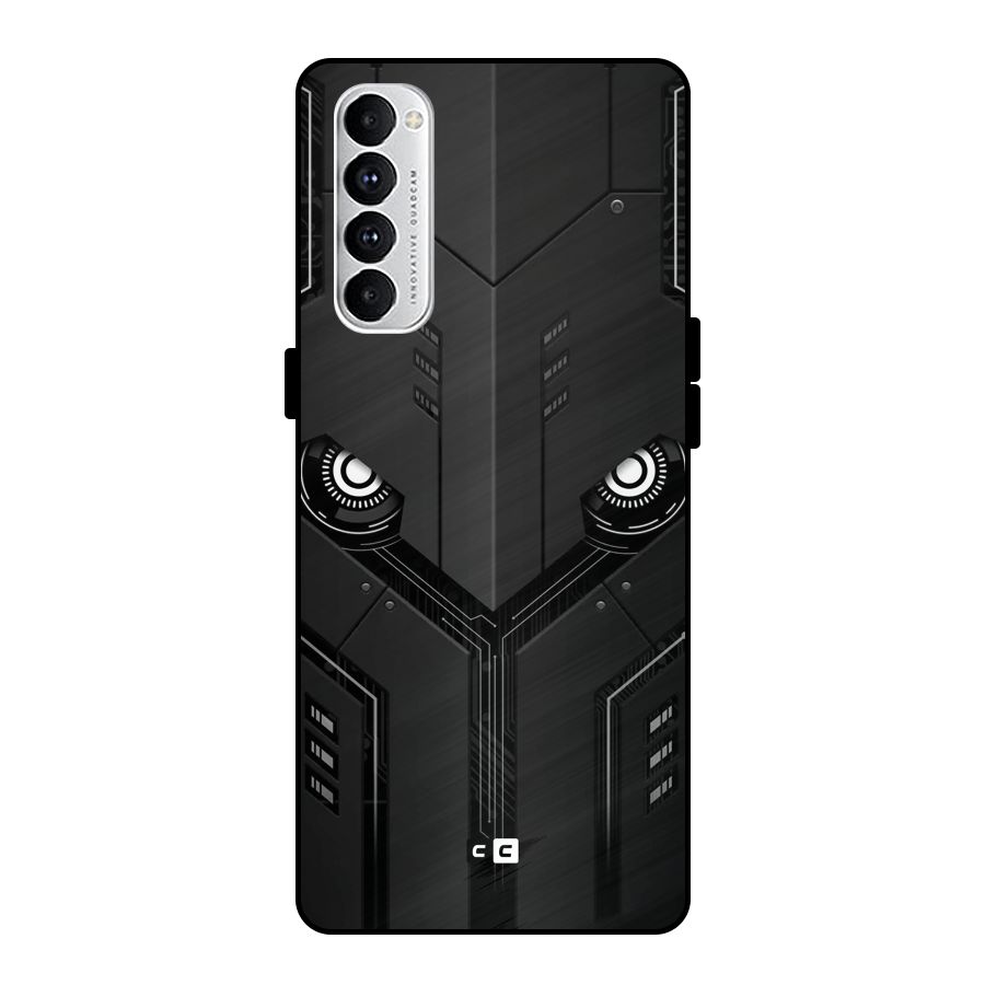 Tech Eye Metal Back Case for Oppo Reno4 Pro