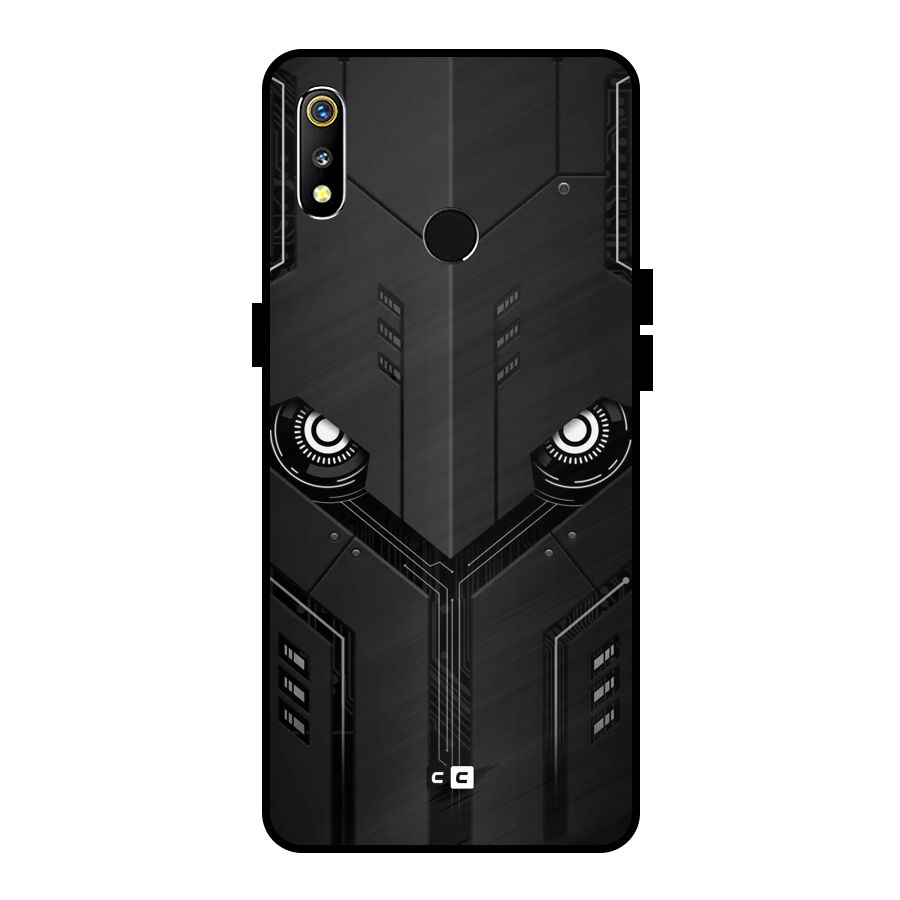 Tech Eye Metal Back Case for Realme 3