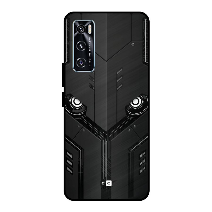 Tech Eye Metal Back Case for Vivo V20 SE
