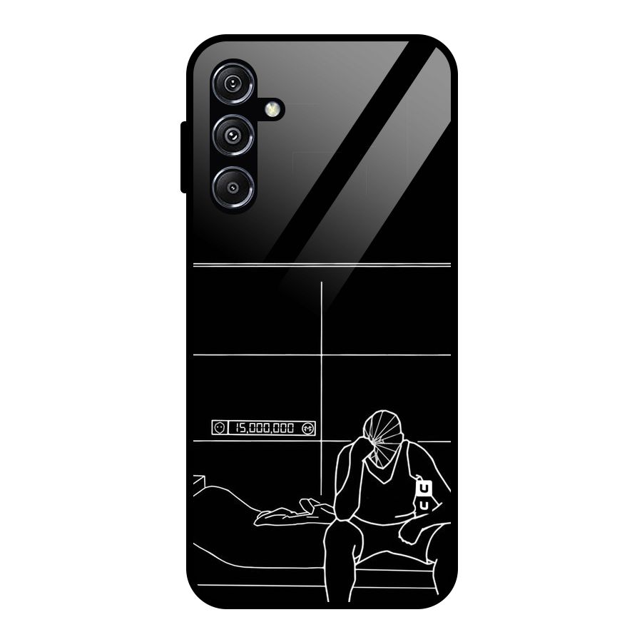Teen Merits Glass Back Case for Galaxy M34 5G