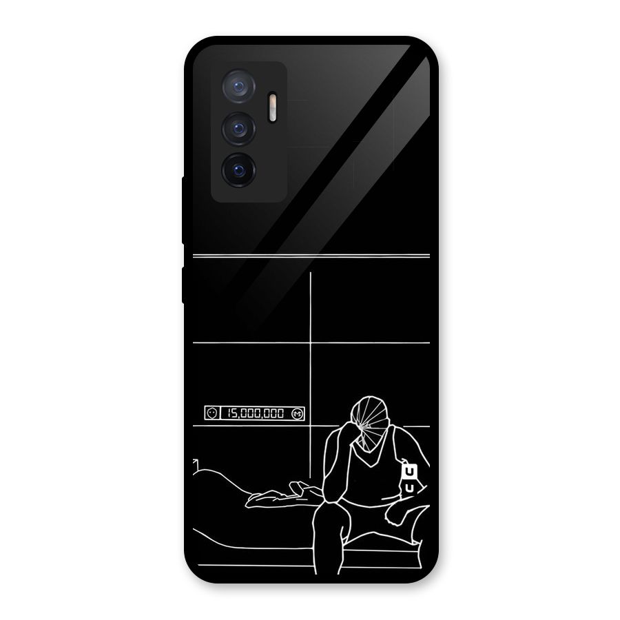 Teen Merits Glass Back Case for Vivo V23e