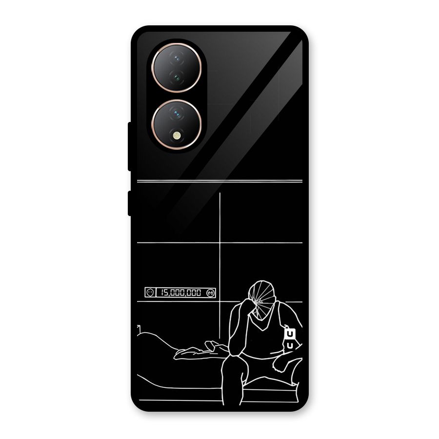 Teen Merits Glass Back Case for Vivo Y100A