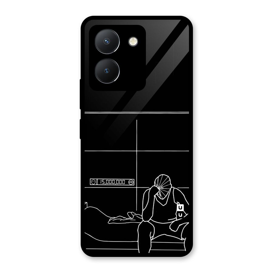 Teen Merits Glass Back Case for Vivo Y36