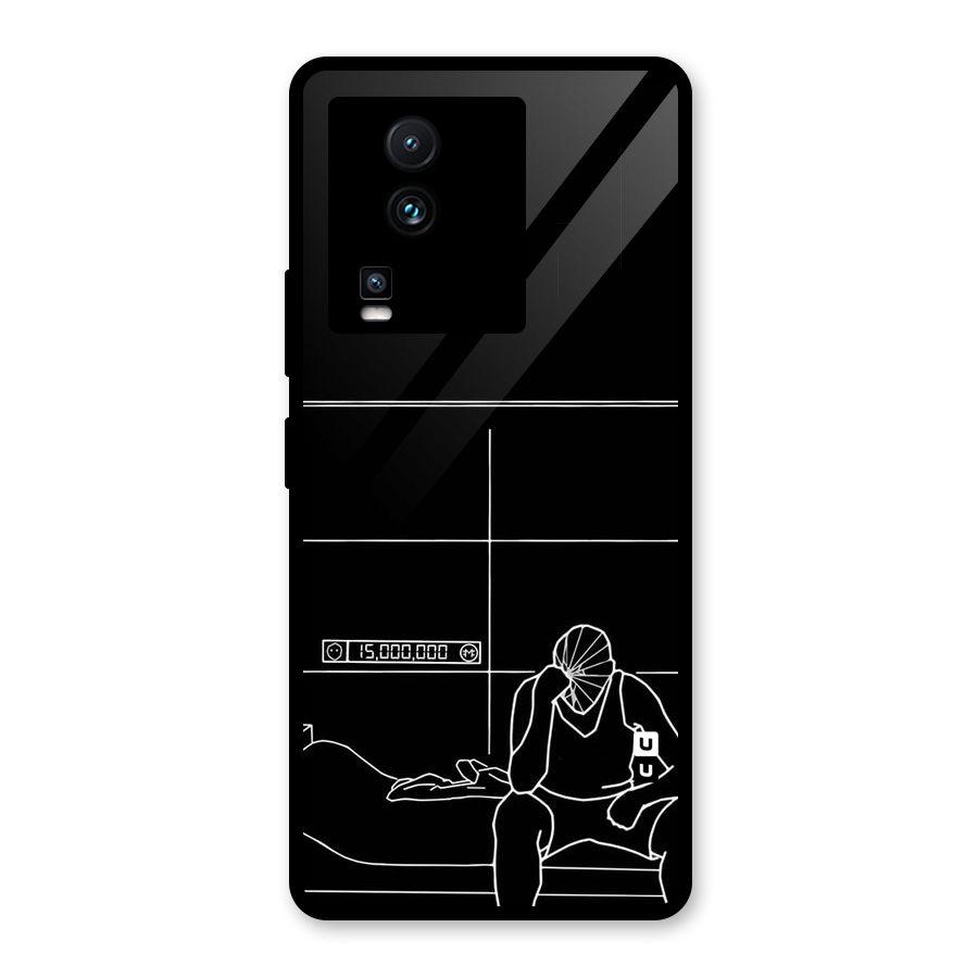 Teen Merits Glass Back Case for Vivo iQOO Neo 7 Pro