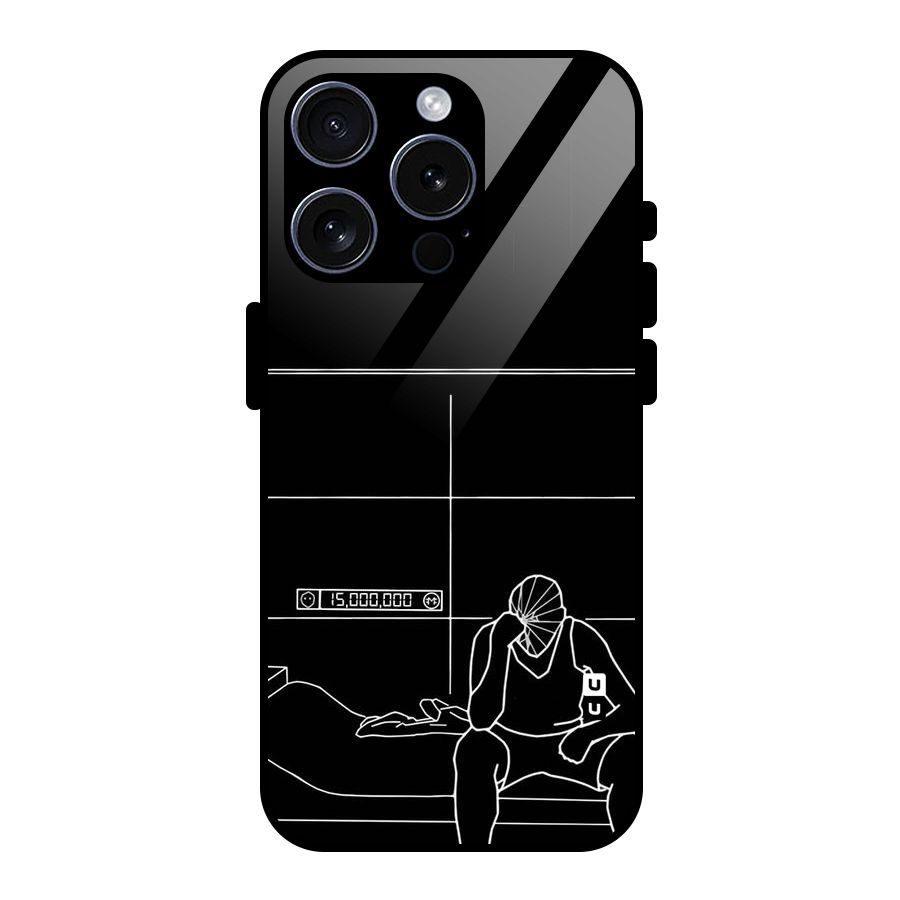 Teen Merits Glass Back Case for iPhone 15 Pro