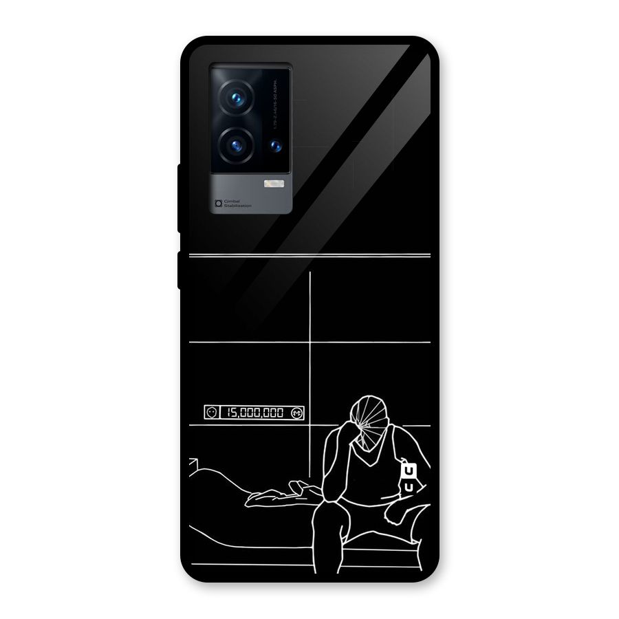Teen Merits Glass Back Case for iQOO 9 5G