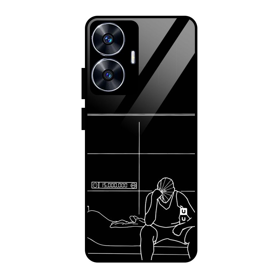 Teen Merits Glass Back Case for realme C55