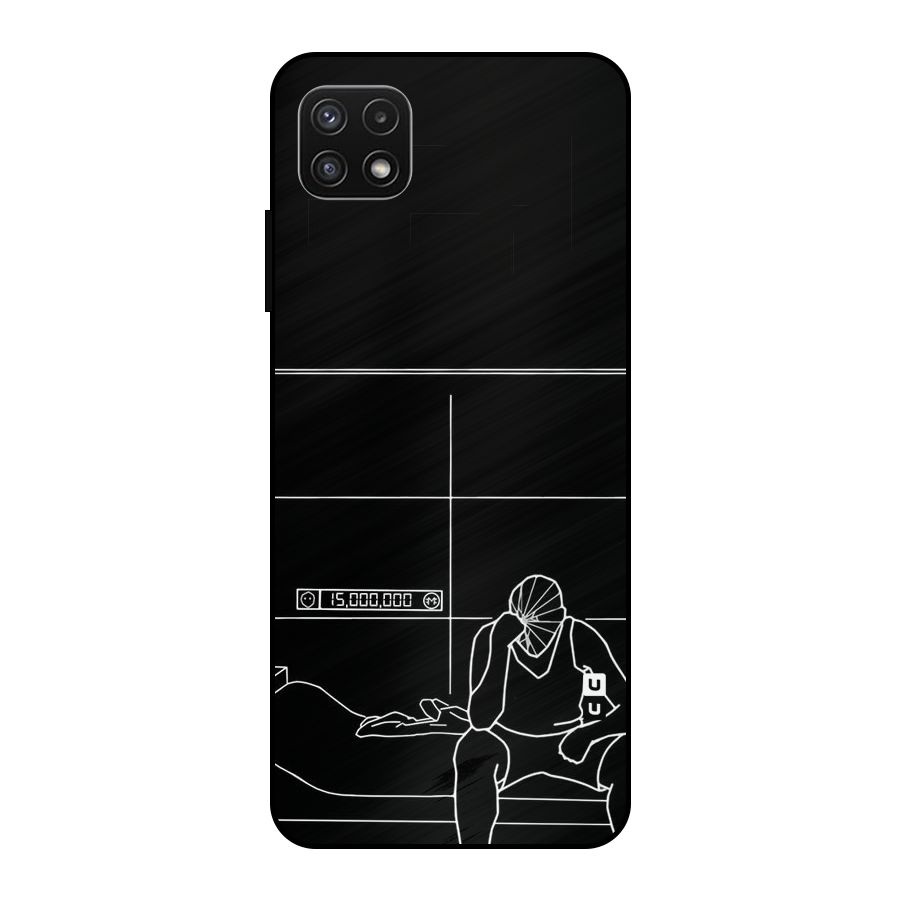 Teen Merits Metal Back Case for Galaxy A22 5G