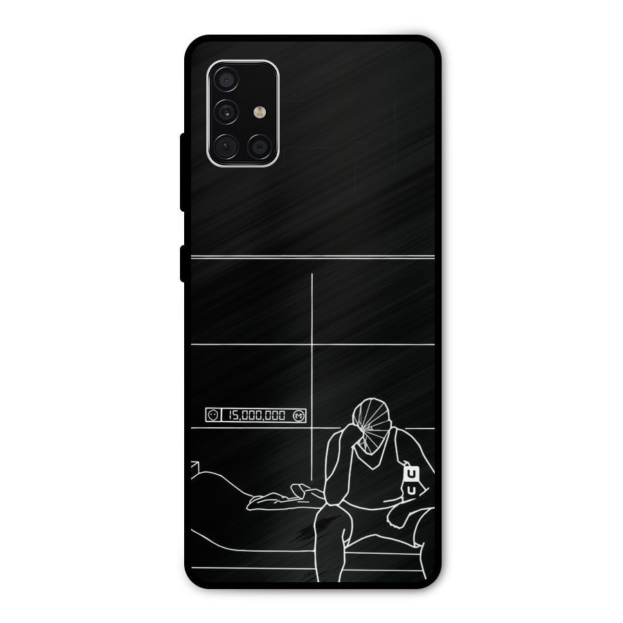 Teen Merits Metal Back Case for Galaxy A51