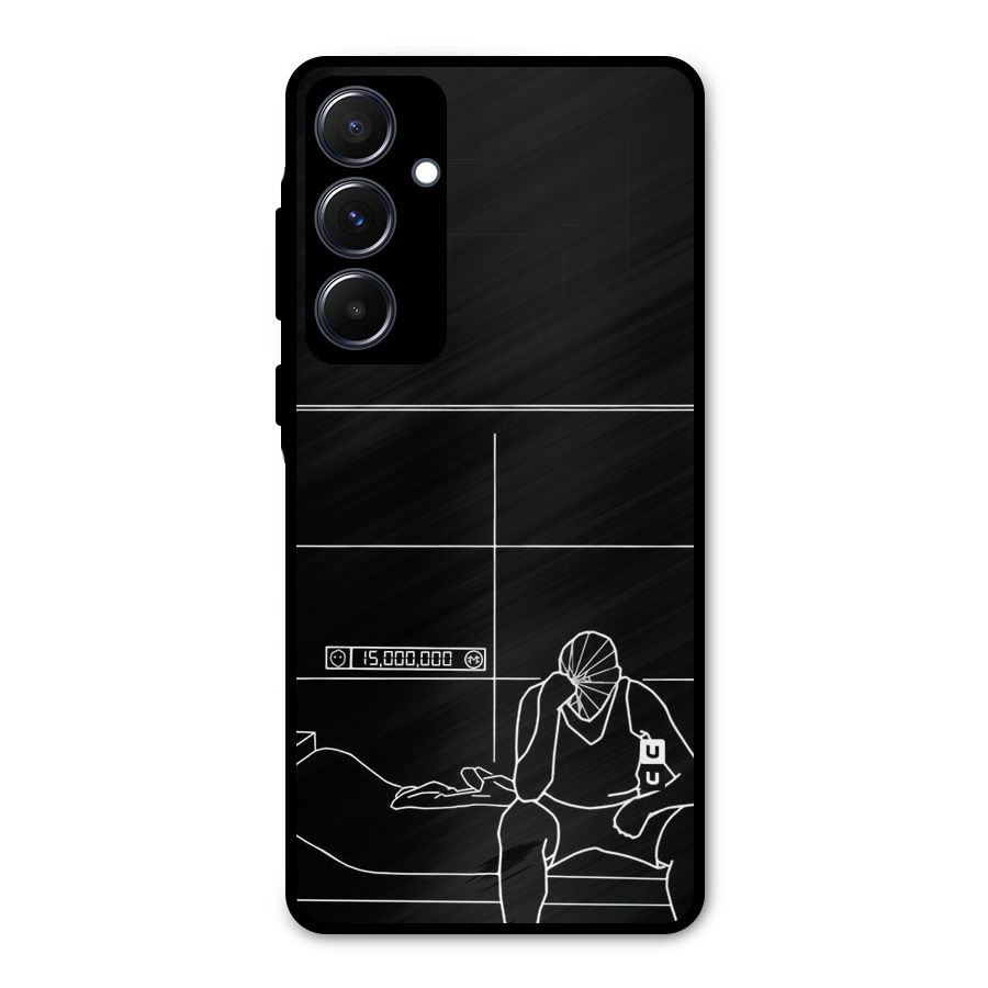 Teen Merits Metal Back Case for Galaxy A55