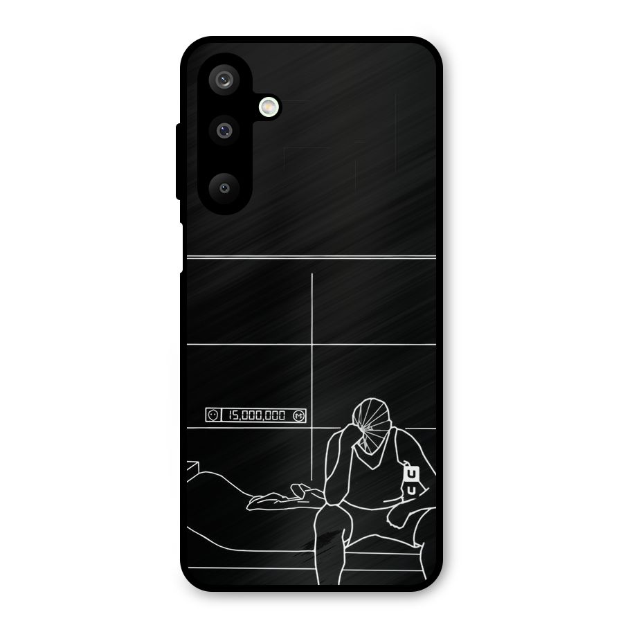 Teen Merits Metal Back Case for Galaxy M16
