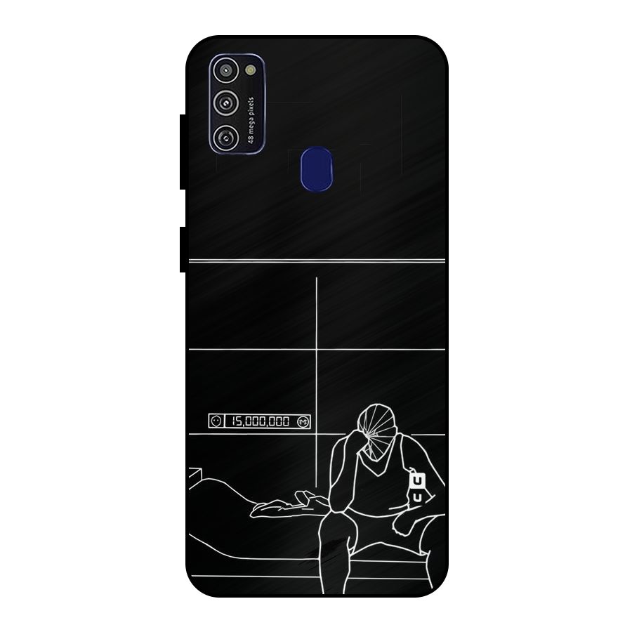 Teen Merits Metal Back Case for Galaxy M21