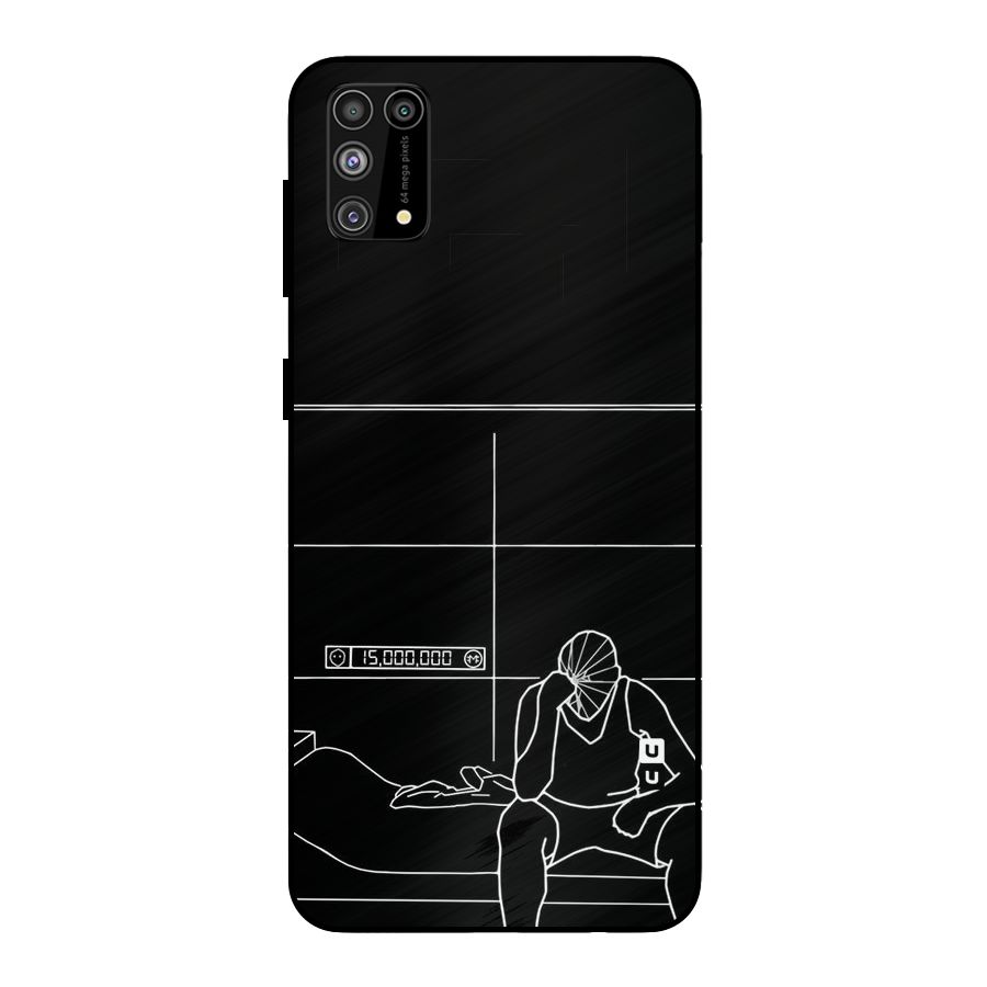 Teen Merits Metal Back Case for Galaxy M31
