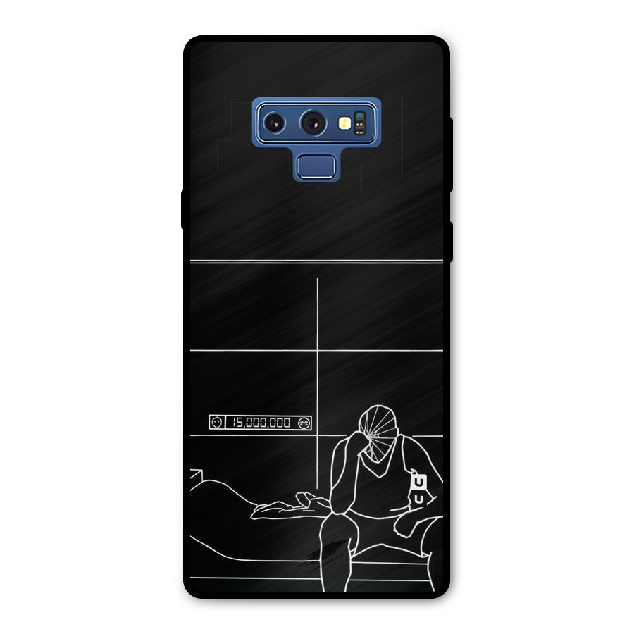 Teen Merits Metal Back Case for Galaxy Note 9