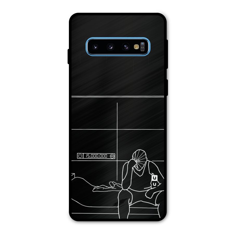 Teen Merits Metal Back Case for Galaxy S10