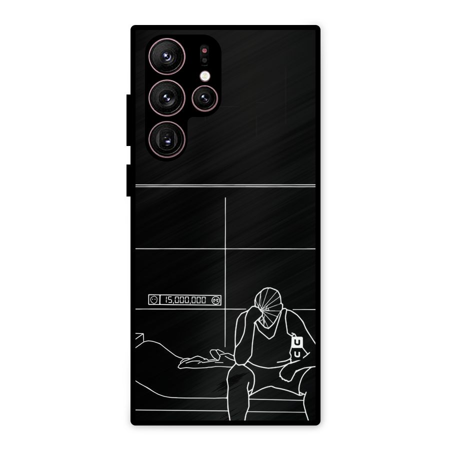Teen Merits Metal Back Case for Galaxy S22 Ultra 5G