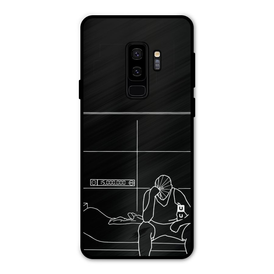 Teen Merits Metal Back Case for Galaxy S9 Plus
