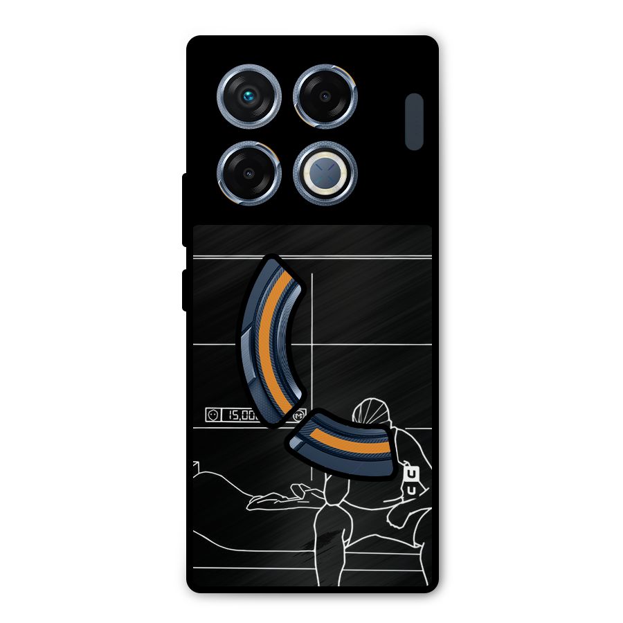 Teen Merits Metal Back Case for Infinix GT 20 Pro