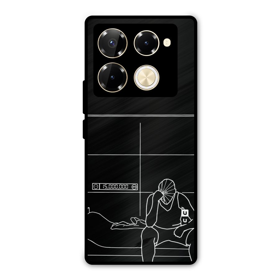 Teen Merits Metal Back Case for Infinix Note 40 Pro Plus