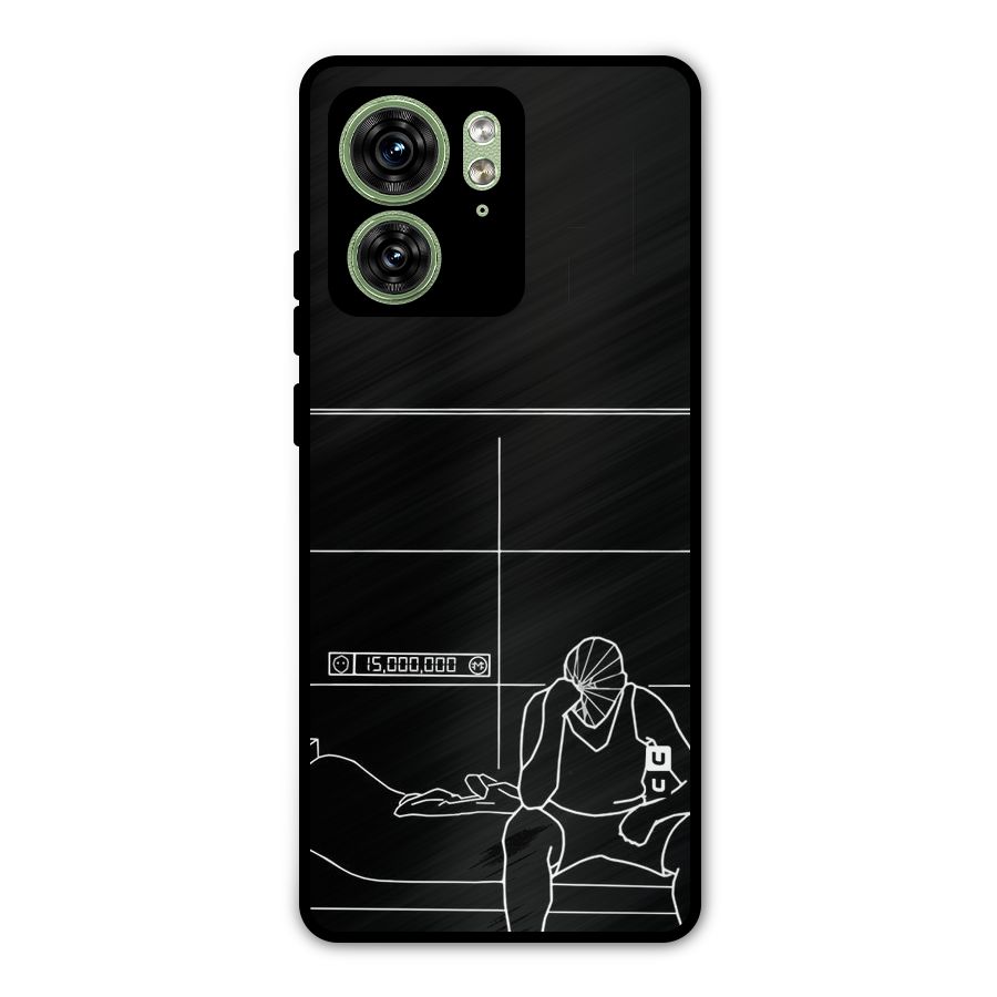 Teen Merits Metal Back Case for Motorola Edge 40 5G