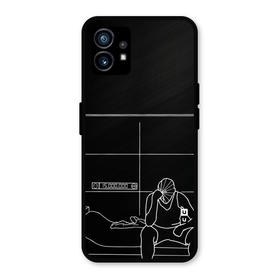 Teen Merits Metal Back Case for Nothing Phone 1