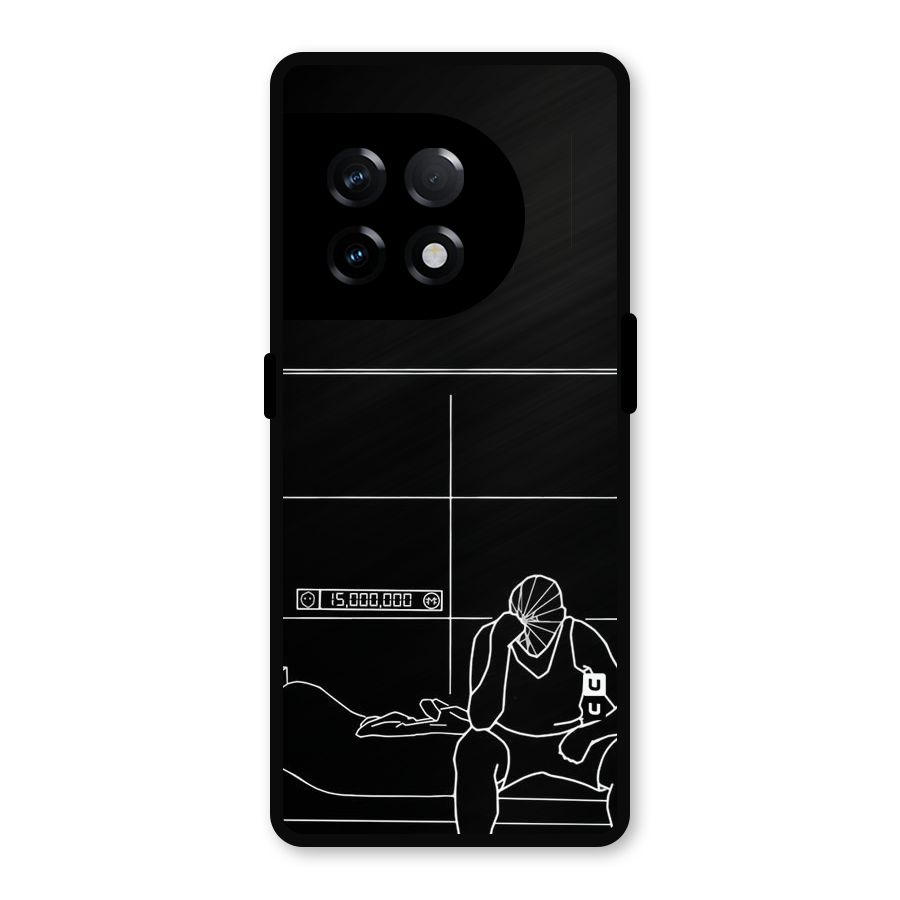 Teen Merits Metal Back Case for OnePlus 11R