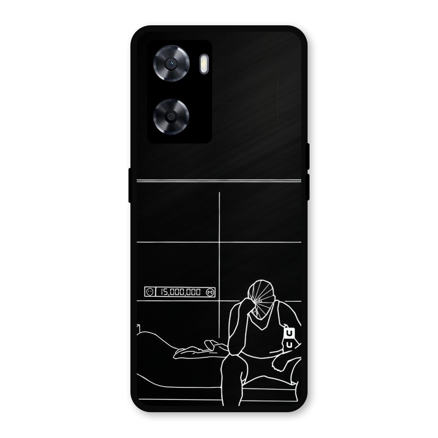 Teen Merits Metal Back Case for Oppo A57 2022